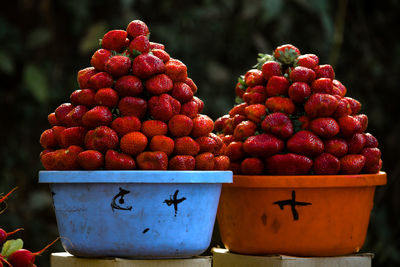 Close-up of strawberries