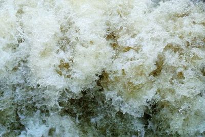 Waves splashing on rocks