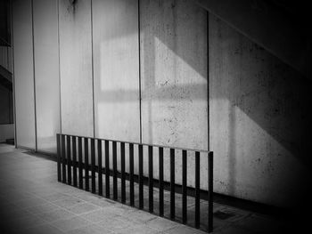 Empty corridor of building