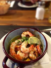 Close-up of food in bowl