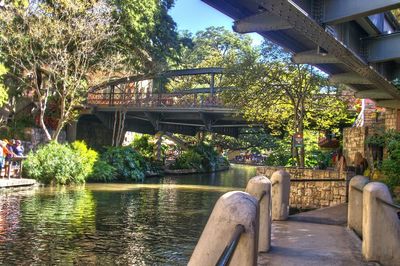 Footbridge over canal