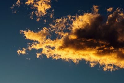 Scenic view of sky during sunset