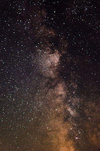 Low angle view of stars in sky