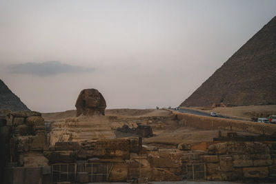 View of rock formations