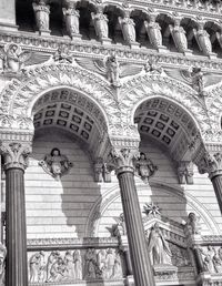 Low angle view of historical building