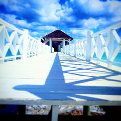 Built structure against blue sky