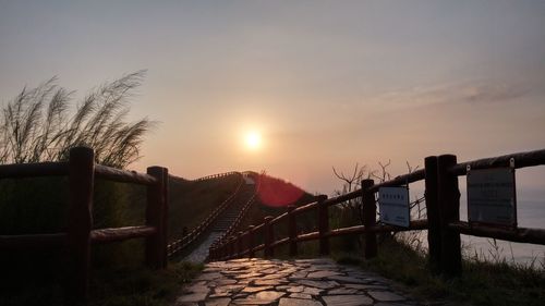 Sun shining through clouds