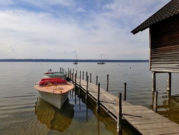 Pier on lake 