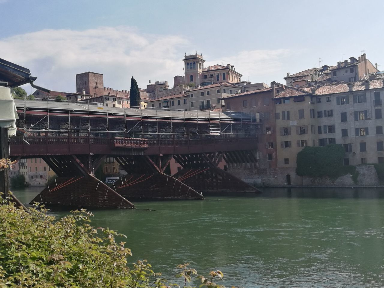 architecture, built structure, building exterior, sky, connection, water, day, outdoors, bridge - man made structure, no people, nature