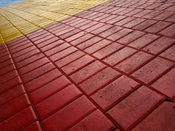 Full frame shot of tiled floor