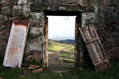 Old ruins of building