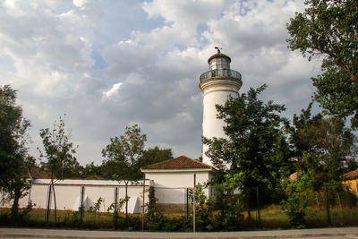 View of built structure against sky