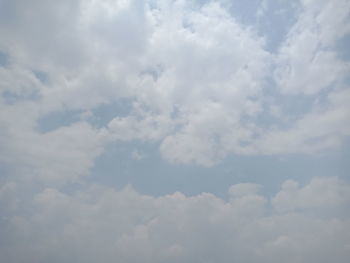 Low angle view of clouds in sky