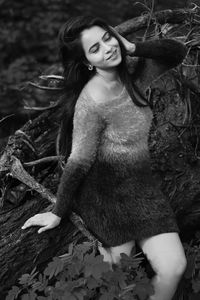 Portrait of a beautiful young woman