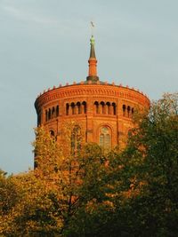 Low angle view of castle against sky