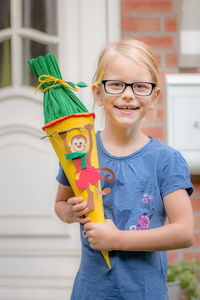 Portrait of a smiling girl