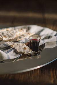 Communion. religious tradition of breaking bread. bread and wine