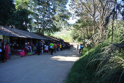 People in park