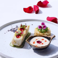 Close-up of food in plate