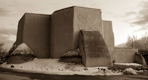 Close-up of old ruins against the sky