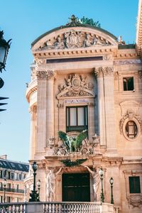 Low angle view of historical building