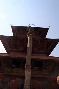 Low angle view of historical building