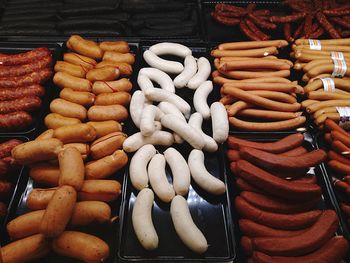 Full frame shot of food for sale
