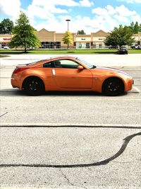 Car on street in city