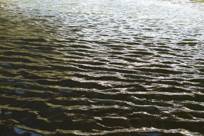 Full frame shot of rippled water