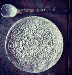 Close-up of bread on table