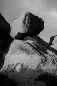 Scenic view of rock formations