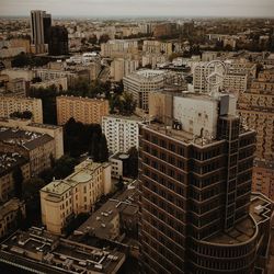 Aerial view of city