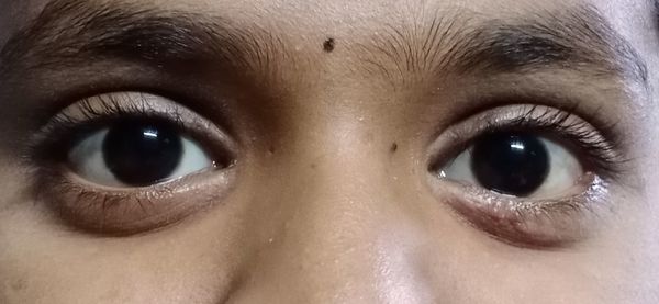 Close-up portrait of human eye