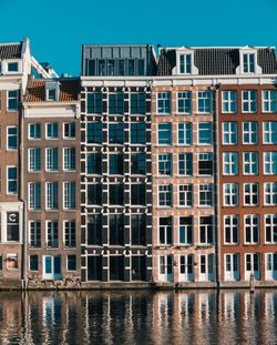 Apartment buildings in amsterdam