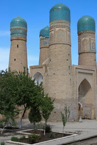 Low angle view of historical building against sky