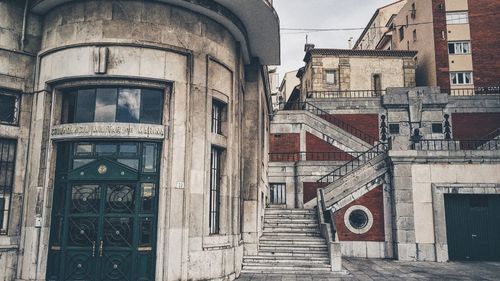 Low angle view of residential building