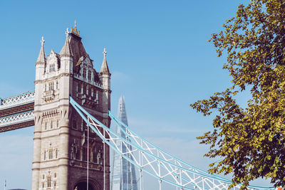 Low angle view of bridge