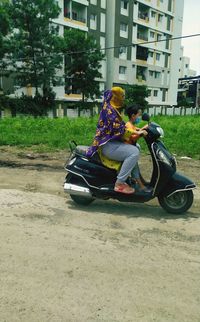 People riding motorcycle