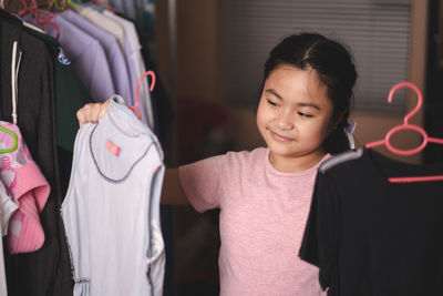 Women standing in store