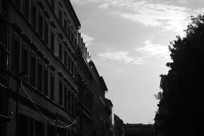 Low angle view of building against sky