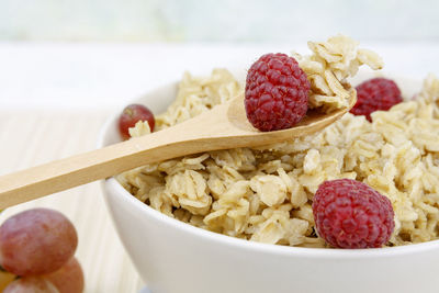 Close-up of fruits in bowl