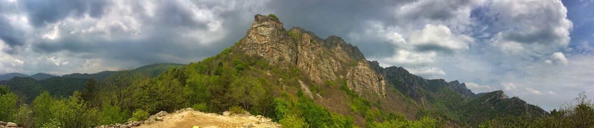 Panoramic view of landscape against sky