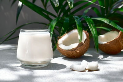 Coconut milk in