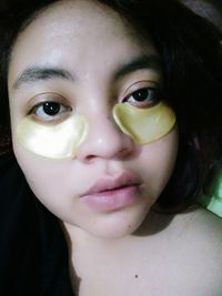 Close-up portrait of beautiful young woman