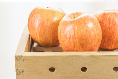 Close-up of oranges on table