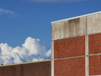 Low angle view of building against sky