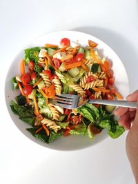 Close-up of salad in plate