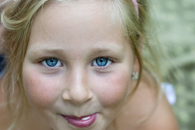 Close-up portrait of girl