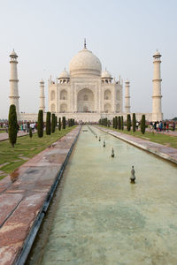 View of historical building against clear sky