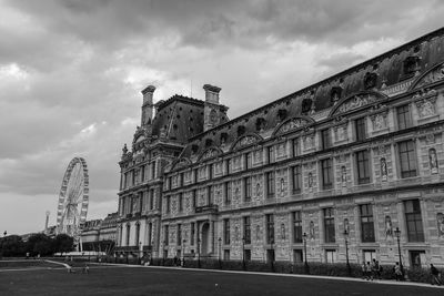 View of building in city against sky